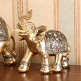 thumbnail image 1 of Estatua Resina Feng Shui elefante estatua colección regalos para estudio oficina estantería (M) Tmvgtek Libre de BPA, 1 of 3