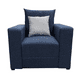 thumbnail image 1 of Sillon EL BAZAR STORE Lino Azul Marino 1 plaza Modular Moderno, 1 of 4