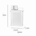 thumbnail image 4 of Laundry Powder Storage Box - 1-2l Plastic Bucket with Lid for Home Organization, 4 of 5