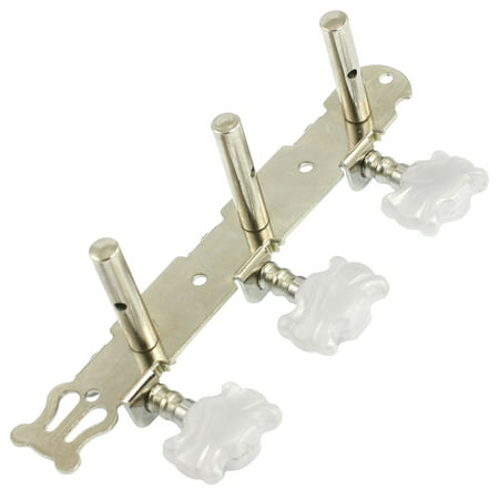 Screw Type Single String Hole Guitar Machine Heads Tuner Tuning Pegs w Engraved Floral (Best Guitar Tuning Pegs)