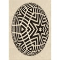 thumbnail image 1 of Ahgly Company Tapis d'Intérieur Lavables à la Machine, Rectangle Transitionnel, Surface Dorée à la Vanille, 7' x 10', 1 of 7