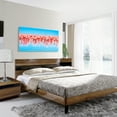 thumbnail image 6 of Empire Art Direct Flamingo Flock Frameless Free Floating Tempered Glass Panel Graphic Wall Art, 24" x 48" x 0.2", Ready to Hang, 6 of 9