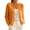 A476 Orange, variant on Auralook Women Knit Button Front Cardigan Round‑Neck Long‑Sleeve Knit Sweater Classic Solid Outerwear for Fall Winter Daily Wear