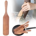 thumbnail image 2 of MOPOOR Acacia Wooden Spatula and Skinny Spurtle, Perfect Tool for Sourdough Starter, Mixing, and Bread Stirring, Essential Kitchen Cooking Mixing Utensil for Pots, Pans, and Cookware, 2 of 8