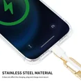 thumbnail image 4 of 3/2/1PCS 0.3MM Ultra-thin Metal Mobile Phone Case Clip Stainless Steel Lanyards Card Anti-fall Hanging Piece Patch Clips 3PCS Gold, 4 of 6
