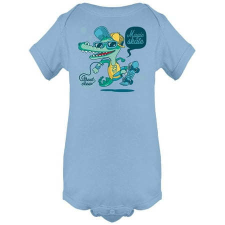 

Skater Crocodile Bodysuit Infant -Image by Shutterstock 12 Months