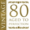 thumbnail image 2 of CafePress - Fancy Vintage 80Th Birthday - Tile Coaster, Drink Coaster Set of 4 w/ holder, 2 of 4
