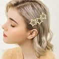 thumbnail image 4 of Star Hair Clips 2000s Y2K Snap Hair Barrettes Non Slip Star Hair Accessories Silver Metal Hair Clips for Girls Women -15 PCS 1.18", 4 of 8