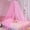 Pink-Single Canopy, variant on CAILDANL Bed Canopy for Girls Room Bed Canopy Curtains with Led Lights Mosquito Net DIY Princess Room Décor with Stars Butterflies for Kids Bedroom, Hot Pink