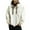White, variant on Men's Spring & Fall Lightweight Hooded Colorblock Fake Two-Piece Windbreaker, Army Green, Size L