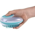 thumbnail image 3 of 2 in 1 Pet Brush Bath Massage Brush,Shampoo Dispenser for Dog CatPet Grooming Deshedding Soft Silicone Bristles Perfect for Washing,Shampooin Green, 3 of 4