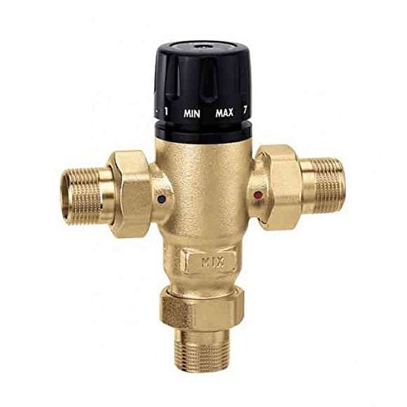Caleffi 521500A - 3/4 Npt. Lead Free Point Of Dist. 3-Way Thermosta