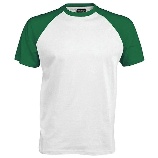 Kariban Mens Short Sleeve Baseball T-Shirt