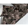 thumbnail image 2 of Vintage Bed Runner Set, Retro Effect Grunge Earthy Colored Watercolor Peony Flowers Floral Pattern, Decorative Bedding Scarf & 2 Pillow Shams for Hotels Homes, King, Umber Dark Brown, by Ambesonne, 2 of 3