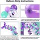 thumbnail image 4 of Juego de globos de cola de sirena de 114 piezas, cinta de tira de arco de globos de cola de sirena para decoración de fiesta de cumpleaños de sirena bajo el mar, 4 of 5