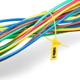 thumbnail image 3 of 50pcs Waterproof Plastic Shipping Tags With Zip Ties Ideal For Securely Labeling Logistics Fire Extinguishers And Emergency Information, 3 of 8