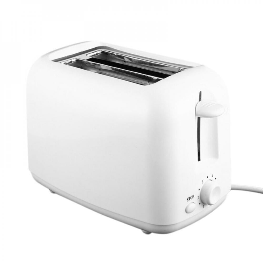 Big Save! Toaster 2 Slice Mini Automatic Breakfast Toaster, White
