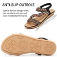 thumbnail image 5 of Northblanc Women's Shoes Stability Flat Sandals, Flat Heel, Open Toe Black, 8, 5 of 9