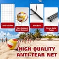 thumbnail image 4 of 12ft Freestanding Volleyball Net Set Portátil Outdoor/Indoor System Altura Ajustable con Carry Bag para Backyard Beach Park Rojo, 4 of 7