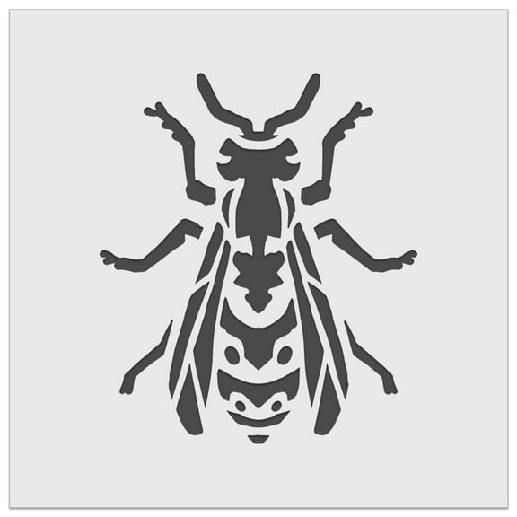 Hornet Wasp Yellow Jacket Winged Insect Bug DIY Cookie Wall Craft Stencil - 5.5 Inch