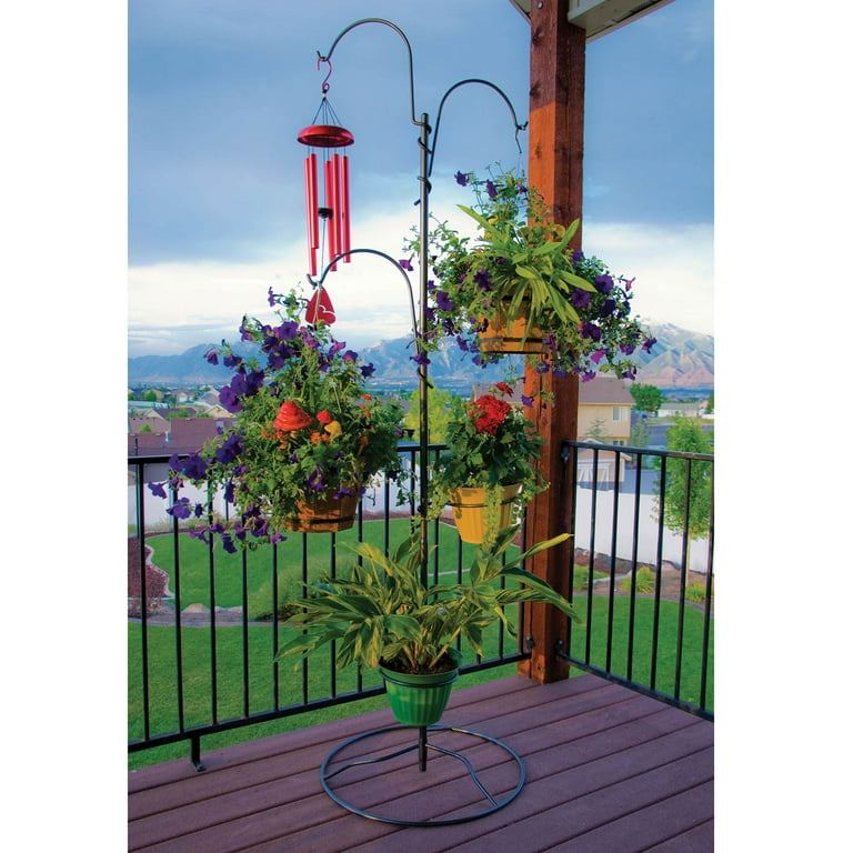 Yard Butler IYT-5 All Steel Indoor Outdoor Adjustable Hanging Garden Yard  Tree - Walmart.com