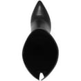 thumbnail image 3 of INC Womens Black Slouch Cushioned Iyonna Pointed Toe Stiletto Zip-Up Dress Boots 10 M, 3 of 4