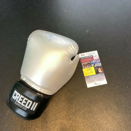 Dolph Lundgren Ivan Drago Signed Creed II Boxing Glove With JSA COA
