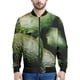 thumbnail image 3 of Chaqueta con cremallera y estampado de aguacate para hombre, chaqueta con estampado 3D de frutas, chaqueta informal de calle con cremallera, sudadera de manga larga tipo bombardero, 3 of 4