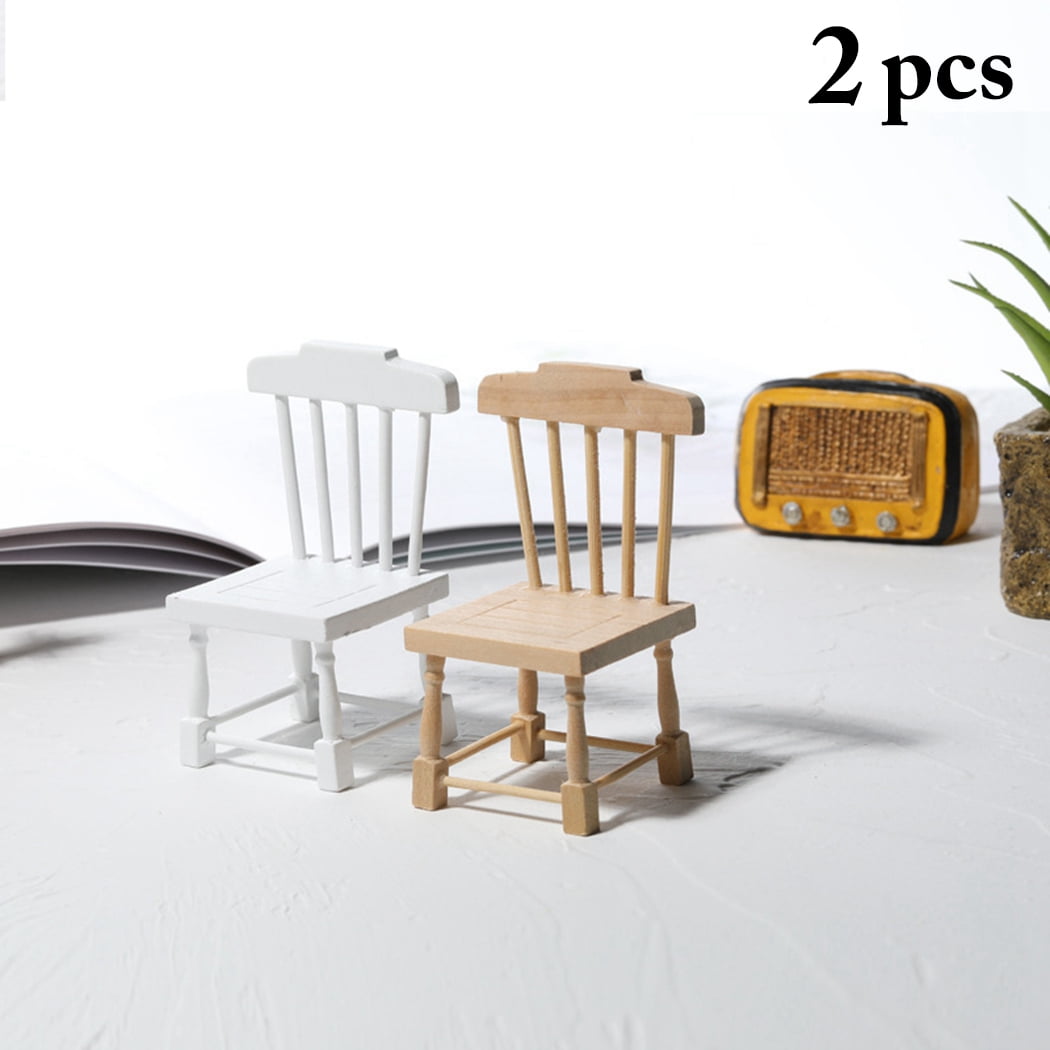 Dollhouse wooden chair discount