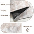 thumbnail image 6 of Nautical Seashell Round Area Rug 3.3Ft Washable Circle Rugs for Dining Room Table, Summer Coastal Marine Shells Beige Non-Slip Carpet Floor Mats Indoor Outdoor Carpet Runner Aesthetic Home Decor, 6 of 8