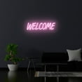 thumbnail image 4 of Welcome Neon Sign (iceblue, 47.5"(W)x17"(H)), 4 of 10