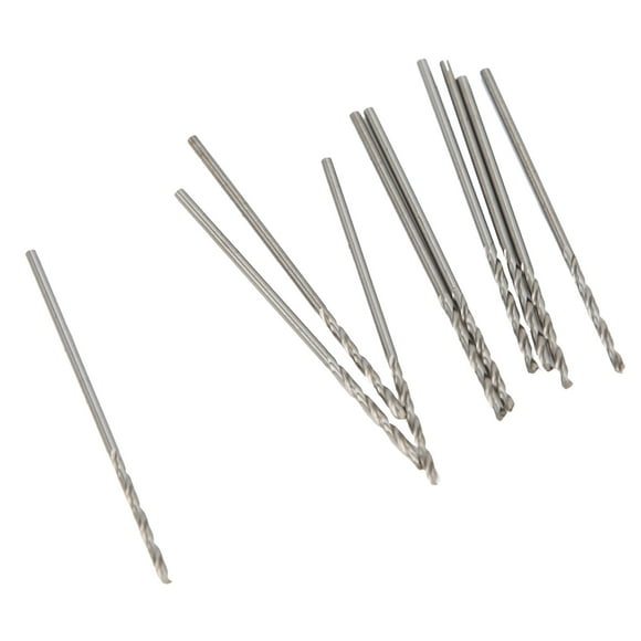 Straight Shank Drill Bits, Corrosion Resistant 1.0mm Easy To Install Drill Bit Portable with Plastic Storage Case for Jewelry Processing
