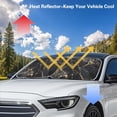 thumbnail image 7 of Chririnla Novelty Windshield Sun Shade for Car Window Black Marble Print Foldable Automotive Front Window Sunshade Protector Heat Reflector, Keep Your Vehicle Cool Universal for Auto Truck SUV, 7 of 7