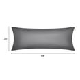 thumbnail image 5 of Unique Bargains Satin Pillow Cases Set of 2 Cooling Pillow Covers Dark Gray, 5 of 8