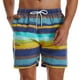 thumbnail image 2 of Fiudx Pantalones Cortos En Playa, Bañadores En Recluido Rápido para Hombre, Pantalones Cortos En Portivos de Rayas, Ropa Informal En Verano, para Adolescentes y Adultos, Recluido En 5 Minutos., 2 of 5