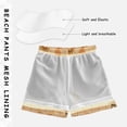 thumbnail image 5 of Grids Hearts Daisies Valentine Swim Trunks Board Shorts Beach Pants Bathing Bottoms 4T, 5 of 8