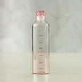 thumbnail image 1 of （pink）glass Tumbler Water Bottle for Home, Office or Car, Reusable Cup with Leak Resistant Flip Suitable gifts for family members, 1 of 5