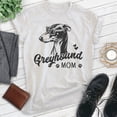 thumbnail image 2 of Greyhound Mom, Unisex Women's Shirt, Greyhound Owner, Funny Dog Mom Gift, Heather Ash, Medium, 2 of 6