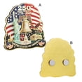 thumbnail image 4 of BSJJY 250th Independence Day USA Metal Fridge Magnet, US Bicentennial Commemorative Souvenir Patriotic Strong Magnetic Sticker for Kitchen Refrigerator Decor, 4 of 7