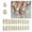 style1, variant on RAGUPEL 24Pcs Glue on Nails for Women,Pearl Accents Square Nails,3D Flower Bow Long Press on Nails,False Nails for Party,Daily Life,Taking Pictures,Dating,Style1