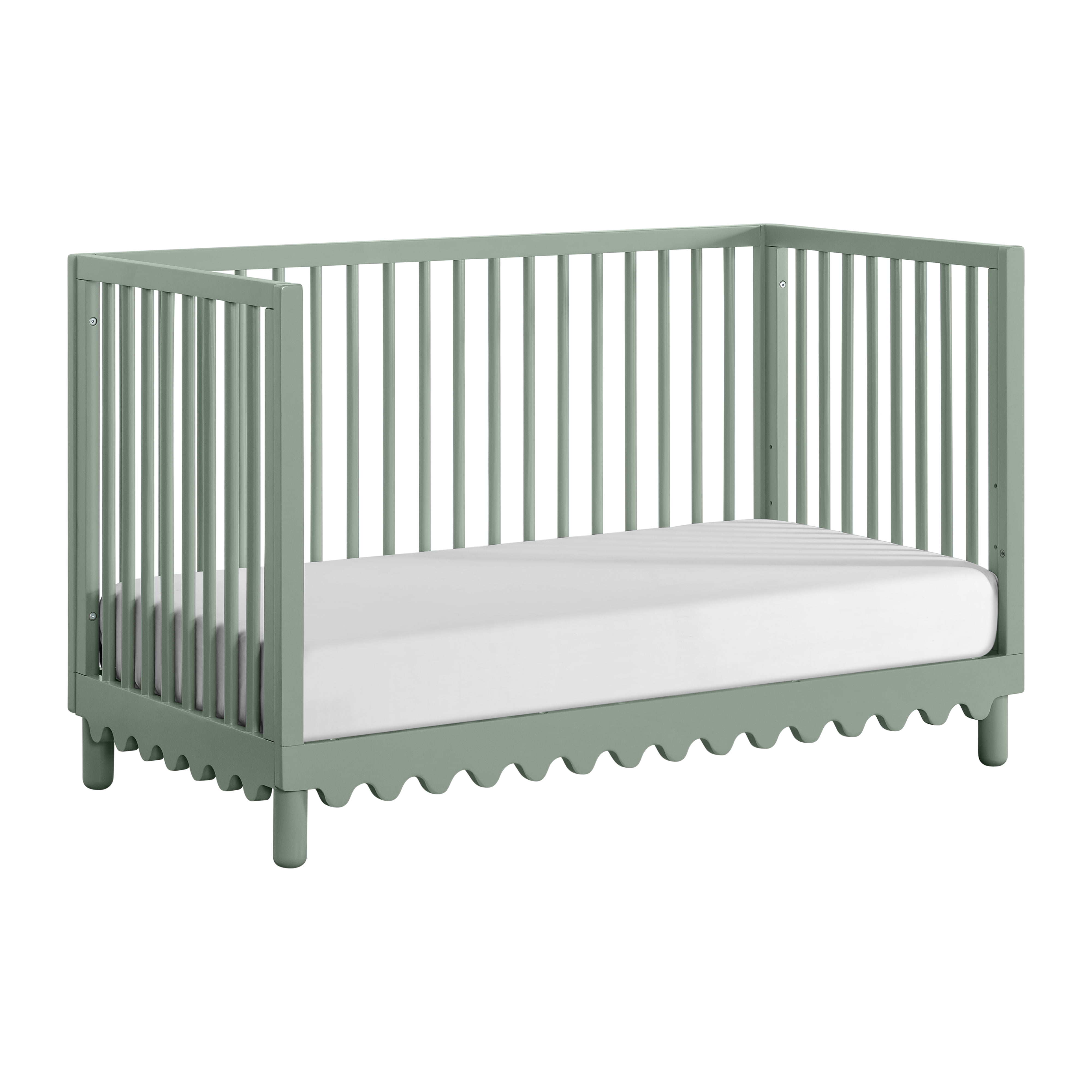Oxford Baby Sterling Convertible Island Crib Olive Green