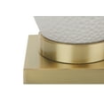 thumbnail image 6 of Lighting - 26"h Table Lamp - White Ceramic - Ivory Shade - Transitional, 6 of 7