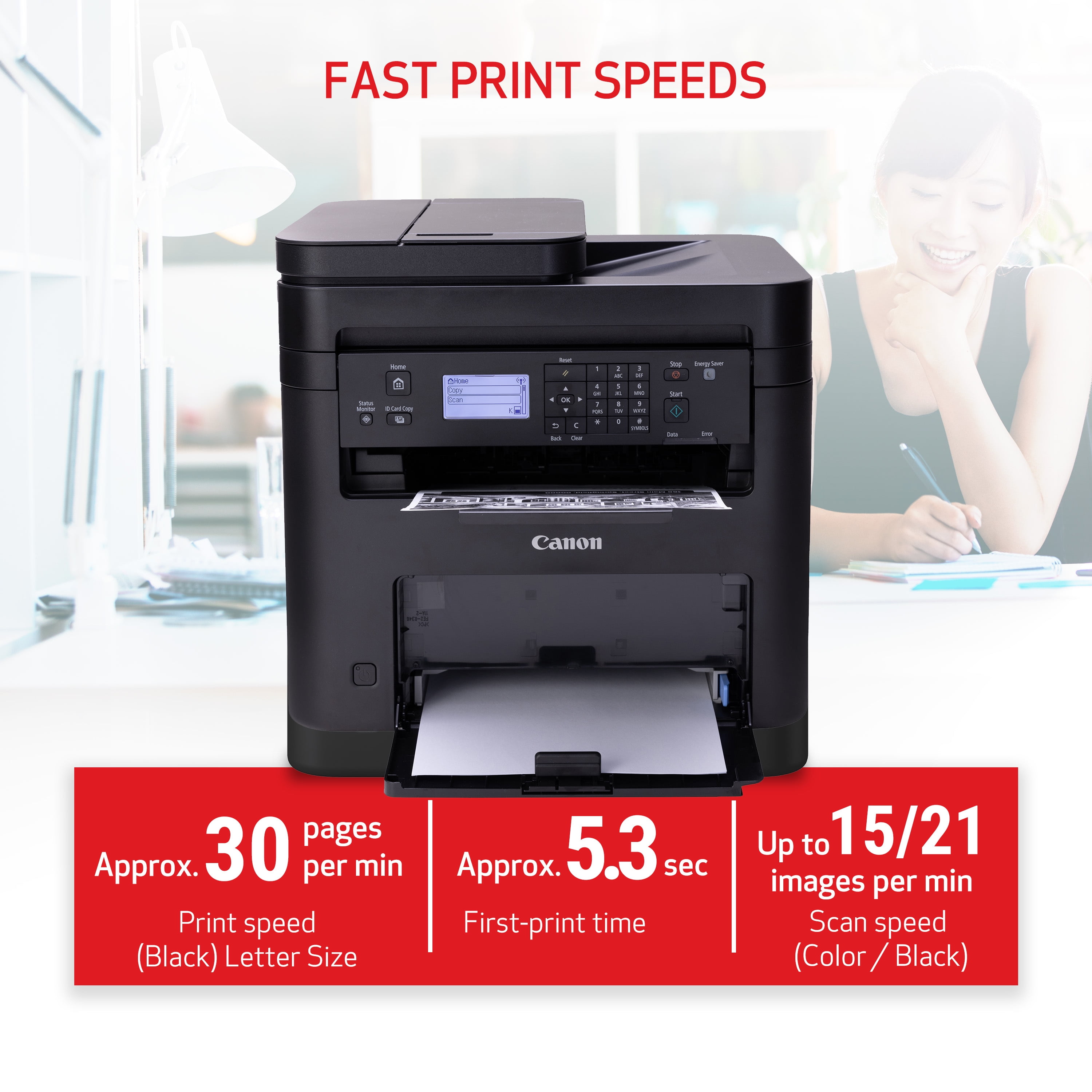 Canon imageCLASS MF273dw Multifunction Wireless Duplex Monochrome Laser Printer