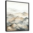 thumbnail image 2 of Designart "Tranquil Mountain Majesty III" Landscape Mountains Floater Framed Canvas Wall Art, 2 of 5