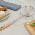 thumbnail image 5 of Joyce Chen Deluxe Kitchen Spider Strainer Stainless Steel 5-Inch Wire Basket with Heat-Resistant Wood Handle, 5 of 7
