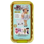 Na Na Na Surprise 2-in-1 Fashion Doll and Metallic Purse Glam Series - Ari Prism, Doll in Prismatic Sliver Dress and Hat with Bear Purse