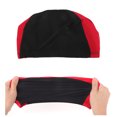 thumbnail image 5 of Unique Bargains 1 Pc Elasticity Swim Cap 5.91"x9.25" Red Black, 5 of 6