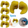 thumbnail image 1 of 1 Par Tapones para Los Oídos Impermeables Tapones para Los Oídos Silicona Accesorios Natación (amarillo), 1 of 8