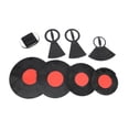thumbnail image 4 of Kokiya 8 Pieces Drum Mute Pads Easy to Install Portable Reducing Noise Cymbal Mutes, 4 of 9