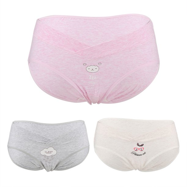 Mgaxyff Mgaxyff LowWaist Pregnancy Underwear, Maternity Panties,3pcs